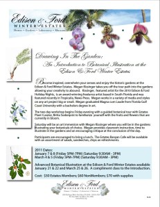 Drawing in the Garden