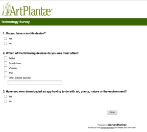 Click to take survey